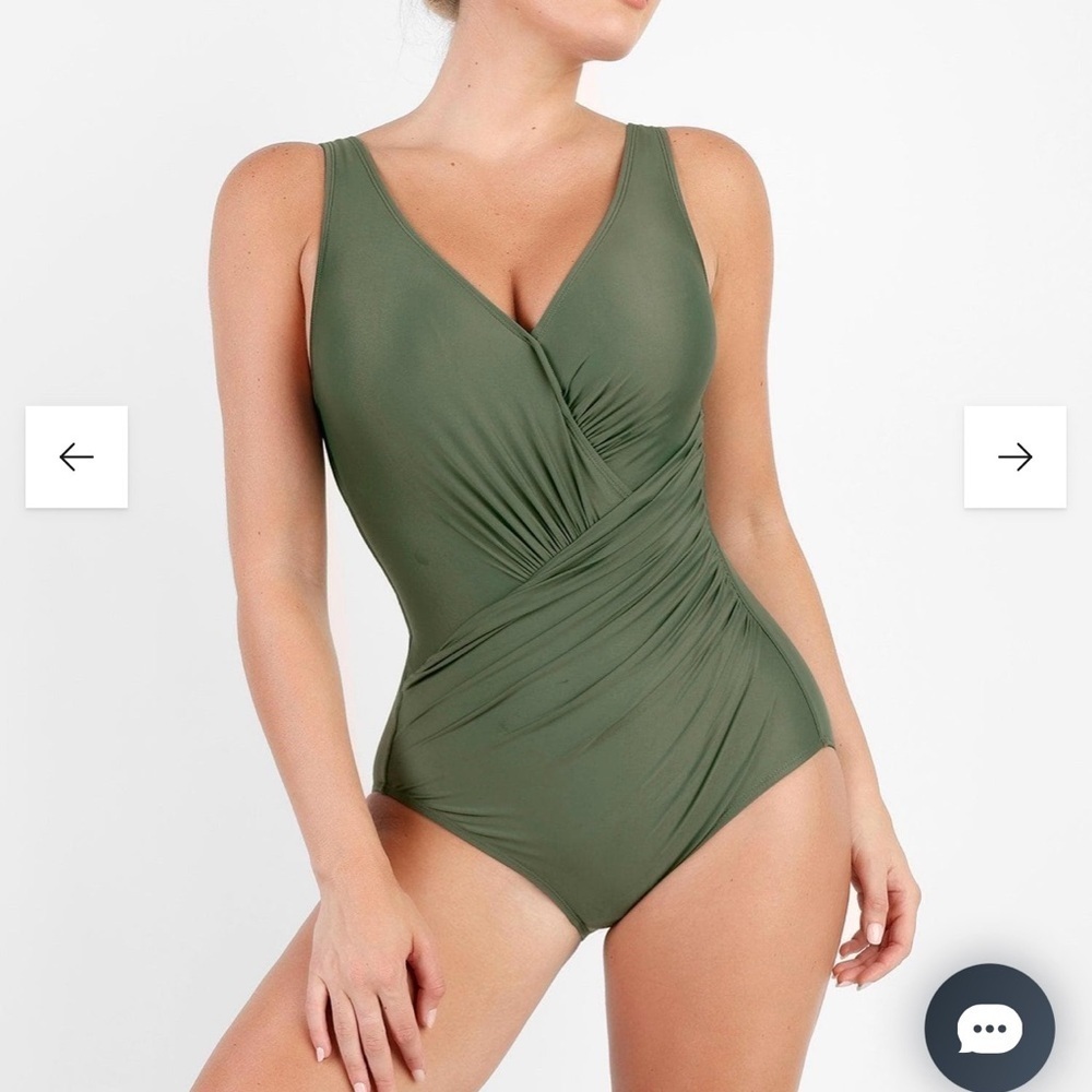 POPILUSH Shapewear Swimsuit Deep-V Neck One-Piece - MWT